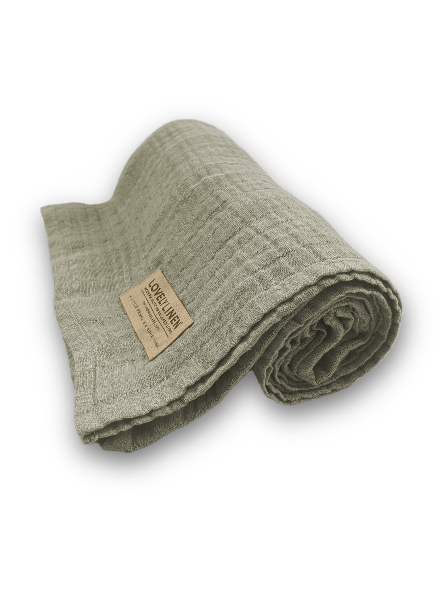 Lovely Linen Flowly Blanket