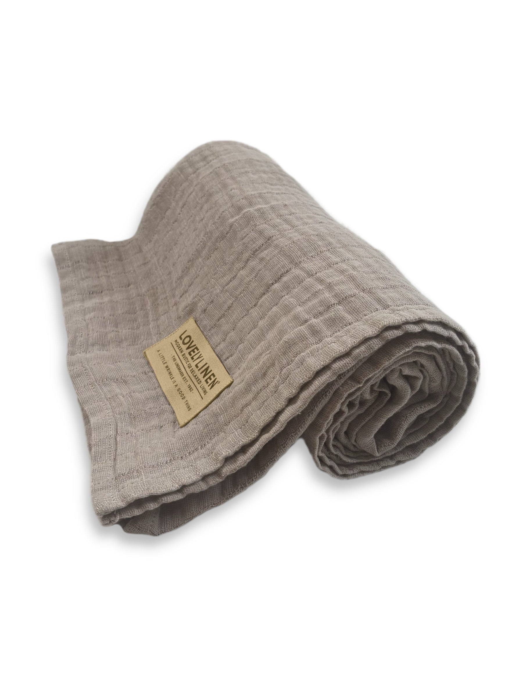 Lovely Linen Flowly Blanket