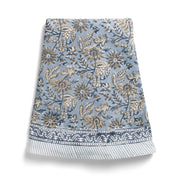 Cotton Tablecloth Indian Summer Design - Blue