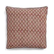 Linen Cushion Cover Cypress Design - Mustard