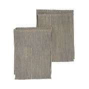 Linen Kitchen Towel Stripe Design