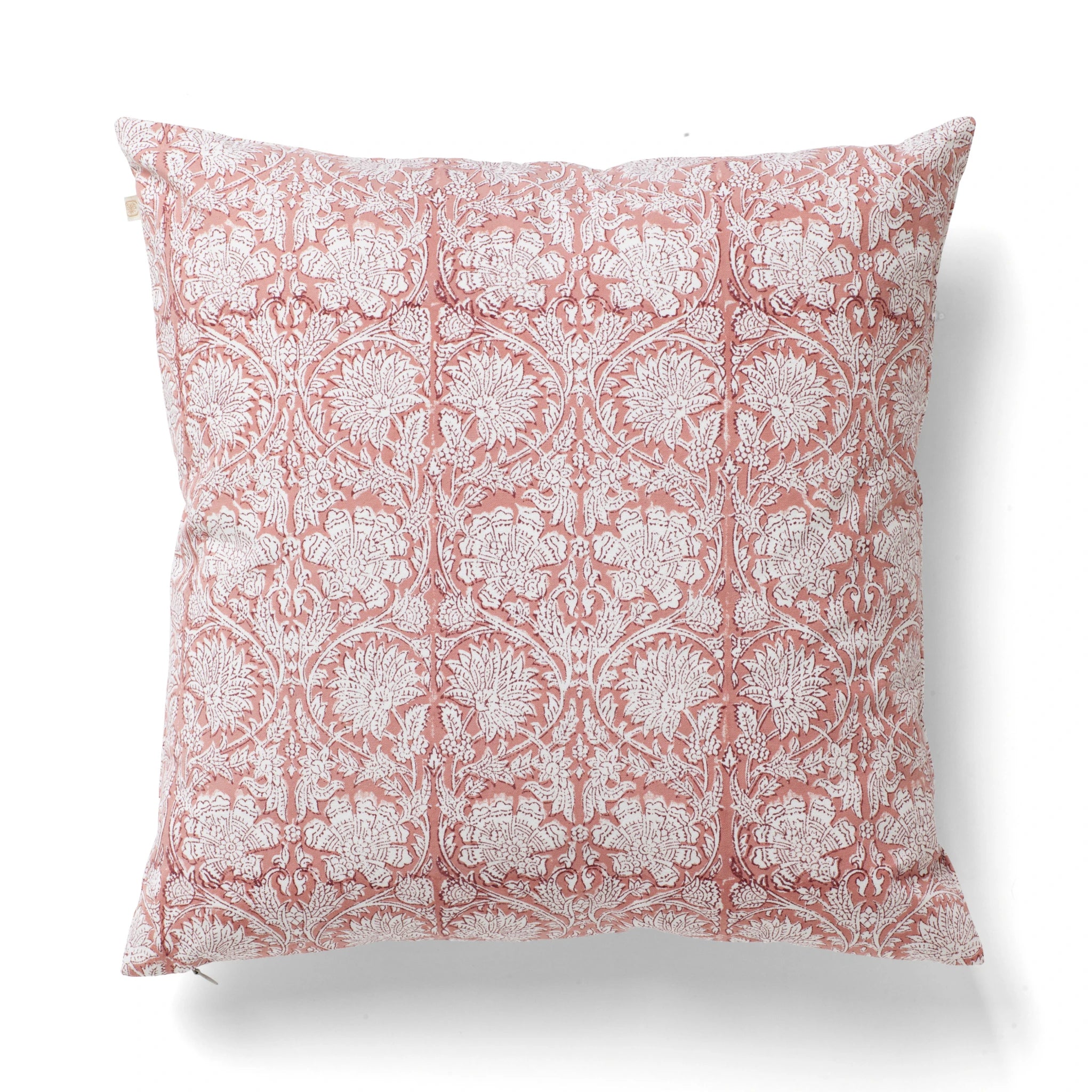 Cotton Cushion Cover Paradise Design - Rose