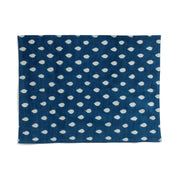 Cotton Placemat Indigo - Drop Design