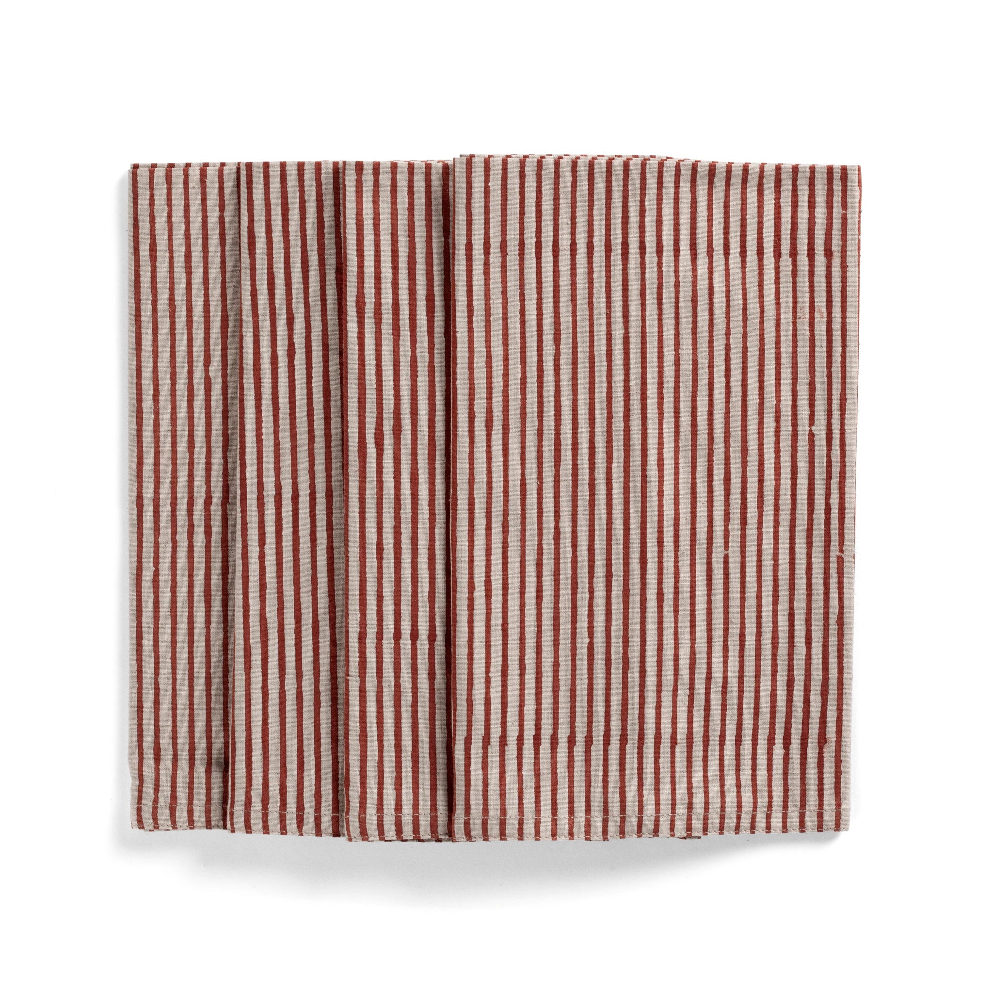 Cotton Napkin Stripe Design Set of 4