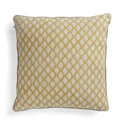 Linen Cushion Cover Cypress Design - Ochre