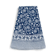 Cotton Tablecloth Margerita Design - Navy Blue