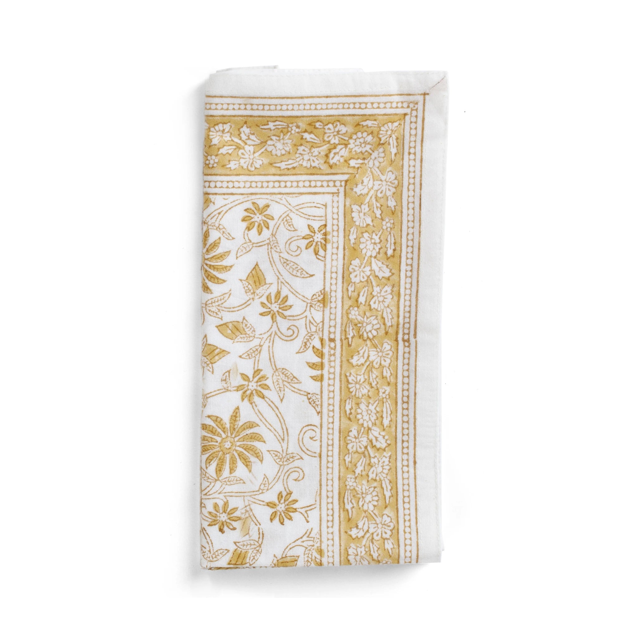 Cotton Napkin Margerita Design with border