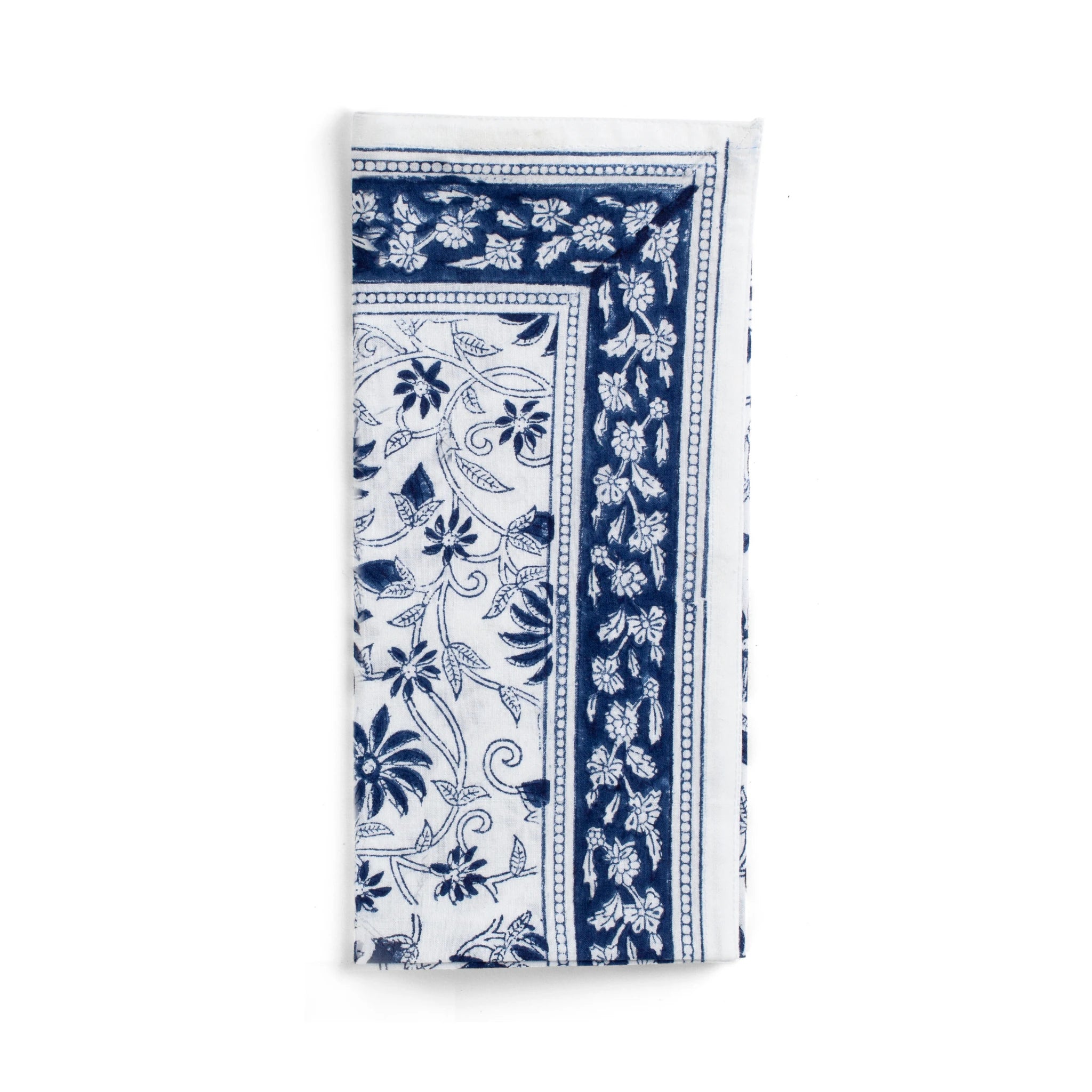 Cotton Napkin Margerita Design with border