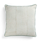 Cotton Cushion Cover Multi Stripe Design - Beige