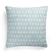 Cotton Cushion Cover Cross Design - Turquoise