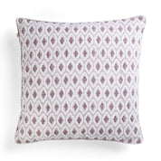 Cotton Cushion Cover Cross Design - Lilac