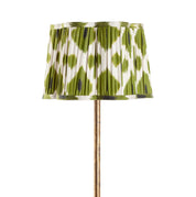 Silk Ikat lampshade - Green