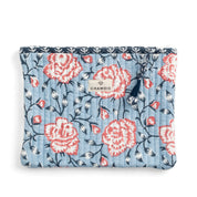 Cotton Pouch Rose Design - Medium 25x18cm