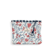 Cotton Pouch Lily Design - Small 17.5x15cm