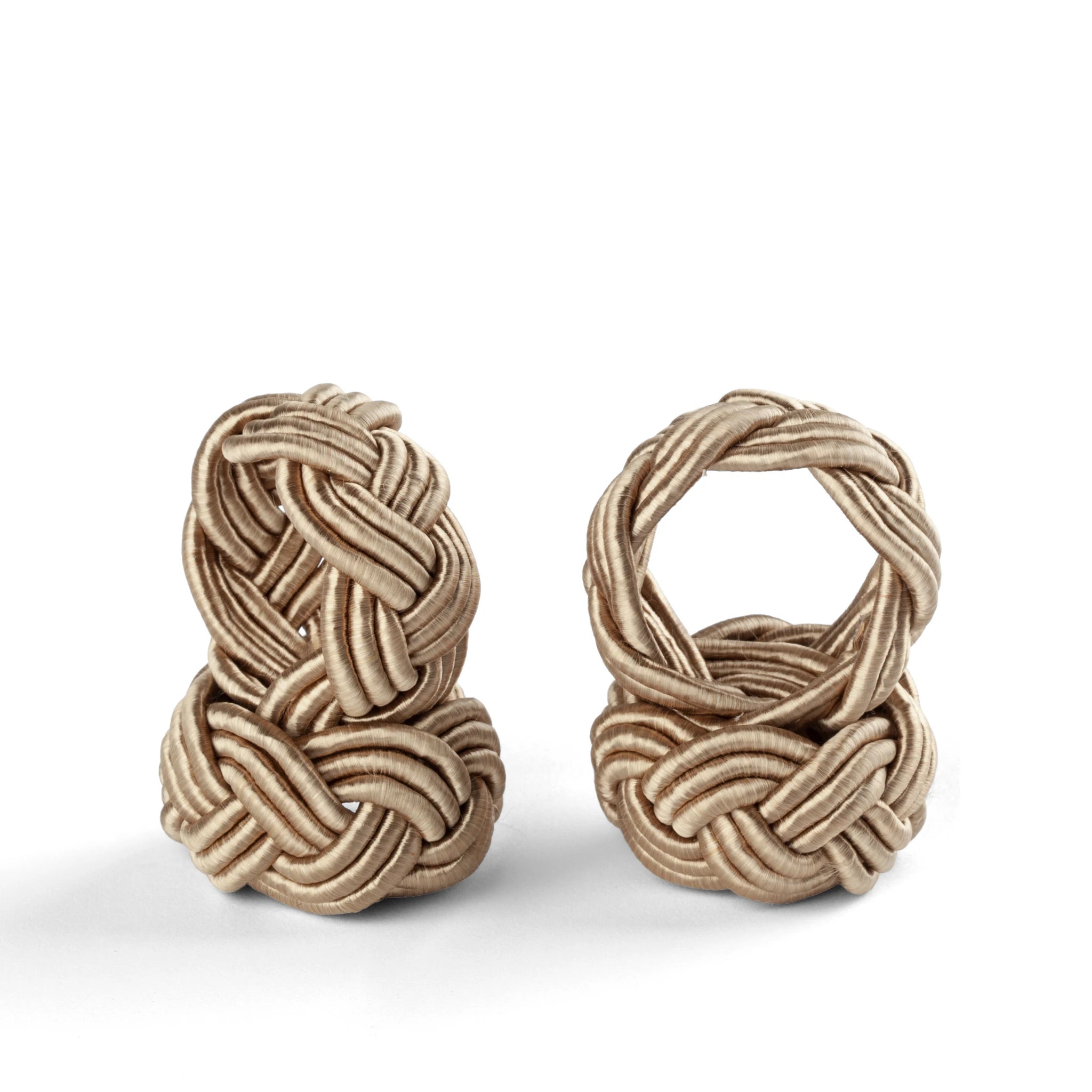 Napkin Ring Corded Design - Set of 4