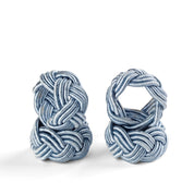 Napkin Ring Corded Design - Set of 4