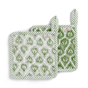 Pot Holder Kalini - Green Set of 2