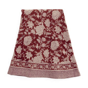 Linen Tablecloth Indian Rose - Red