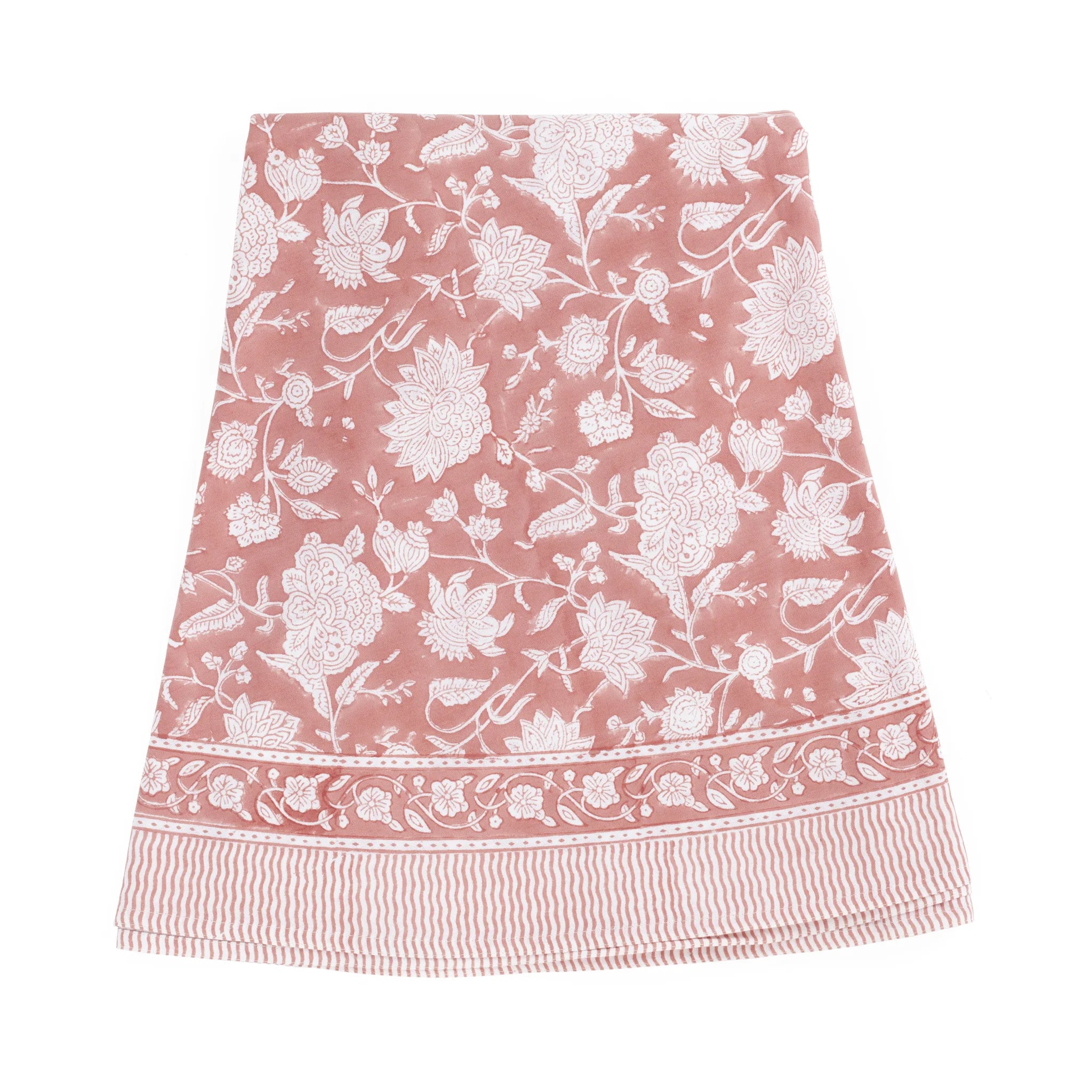 Cotton Tablecloth Indian Rose - Lantana