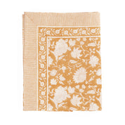 Cotton Tablecloth Indian Rose - Orange