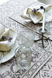 Linen Tablecloth Jaipur - Brown - PRE ORDER FOR SPRING