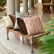 Linen Cushion Cover Parrot - Ochre