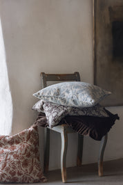 Velvet Cushion Covers with Ruffle - Brown - PRE ORDER NOW FOR SPRING