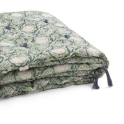 Cotton Quilt with Tassels Tangier Pomegranate Design - Design