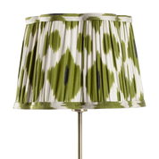 Silk Ikat lampshade - Green