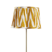 Silk Ikat lampshade- Tumeric