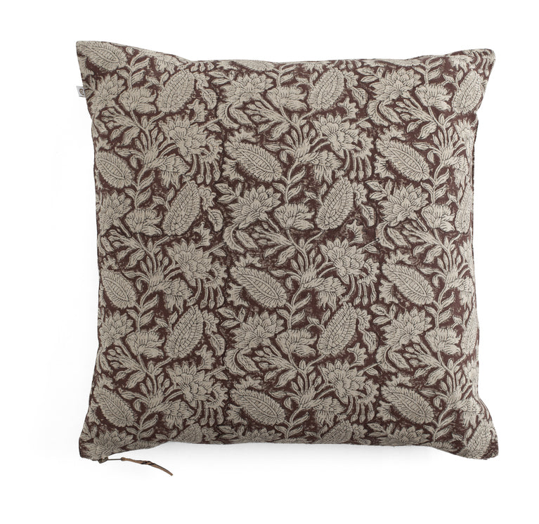 Linen Cushion Cover Jodhpur - Brown - PRE ORDER FOR SPRING