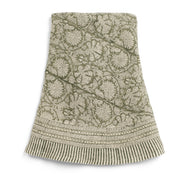 Linen Tablecloth Paradise Design - Green
