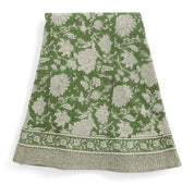 Linen Tablecloth Indian Rose - Green