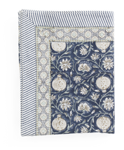 Cotton Tablecloth Tangier Pomegranate - Blue