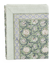 Cotton Tablecloth Tangier Pomegranate - Green