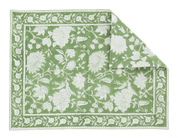 Cotton Reversible Placemat Indian Rose