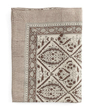 Linen Tablecloth Jaipur - Brown - PRE ORDER FOR SPRING