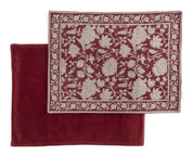Linen Reversible Placemat Indian Rose - Red - PRE ORDER FOR SPRING