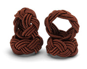 Napkin Ring Corded Design - Set of 4