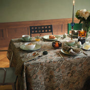 Linen Tablecloth Parrot - Seafoam
