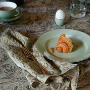 Linen Napkin Cypress Parrot - Seafoam