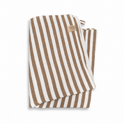 Lovely Linen Hammam Towel - Misty Stripe Almond