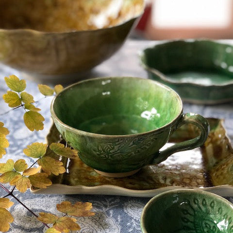 Cup With Handle - Seaweed