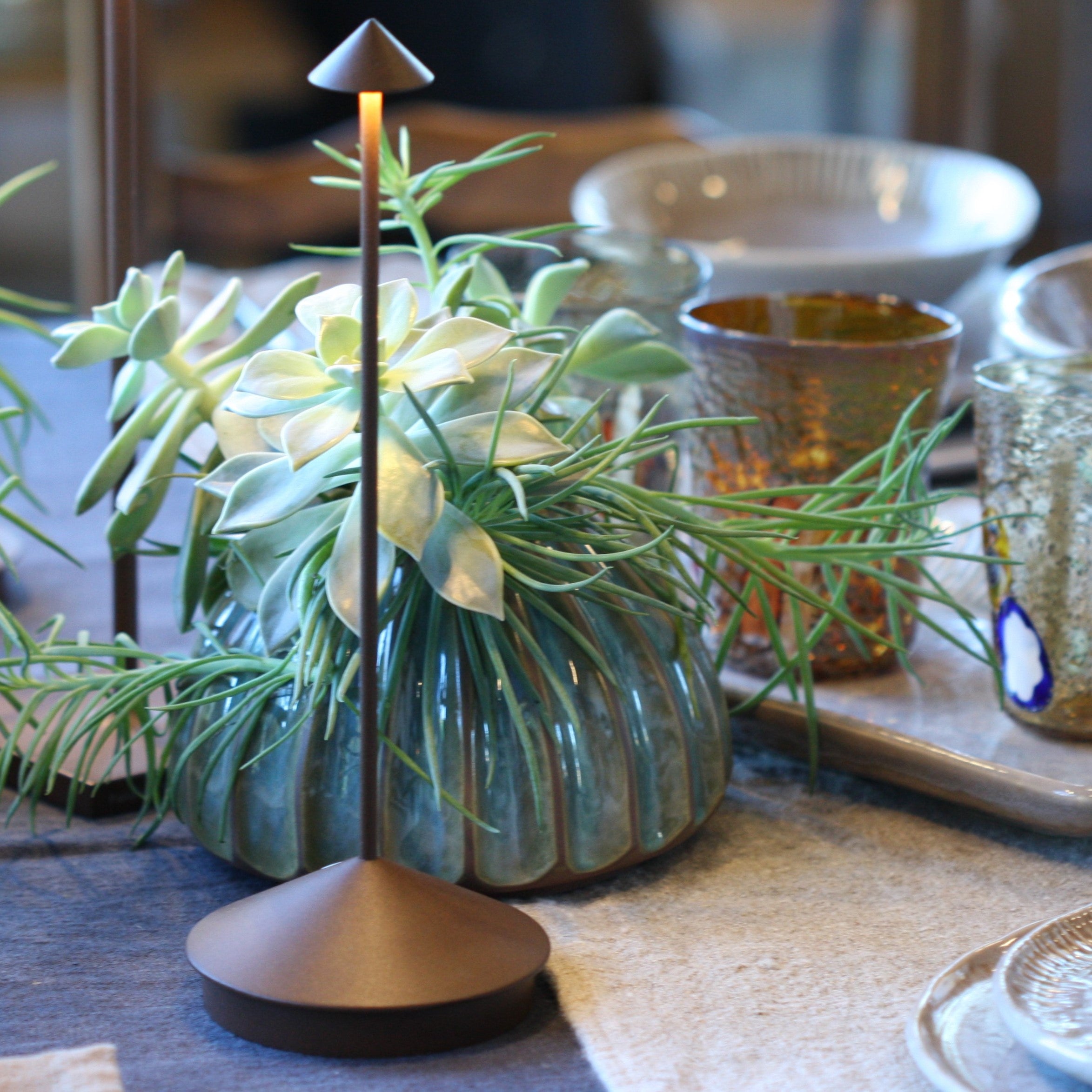 PINA Portable Table Lamp - CORTEN – Casa e Cucina
