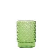 ISOLANO Handmade Coloured Stackable Tumbler Set of 4