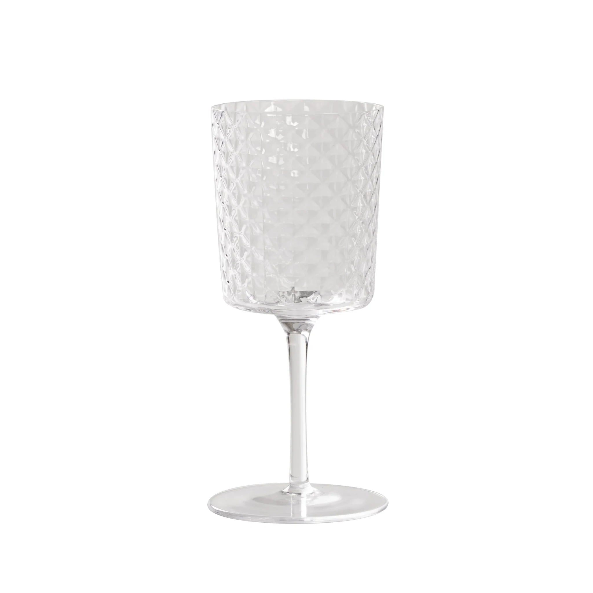 ISOLANO Handmade Coloured Wine Glass Set of 2
