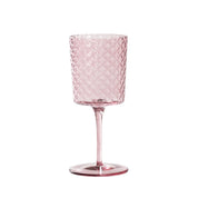 ISOLANO Handmade Coloured Wine Glass Set of 2