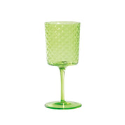 ISOLANO Handmade Coloured Wine Glass Set of 2
