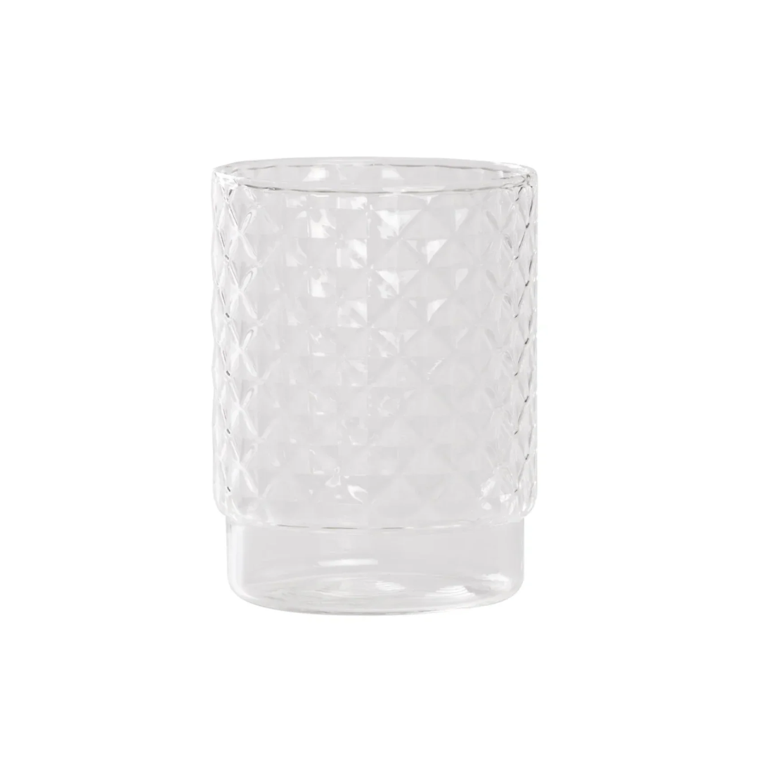 ISOLANO Handmade Coloured Stackable Tumbler Set of 4