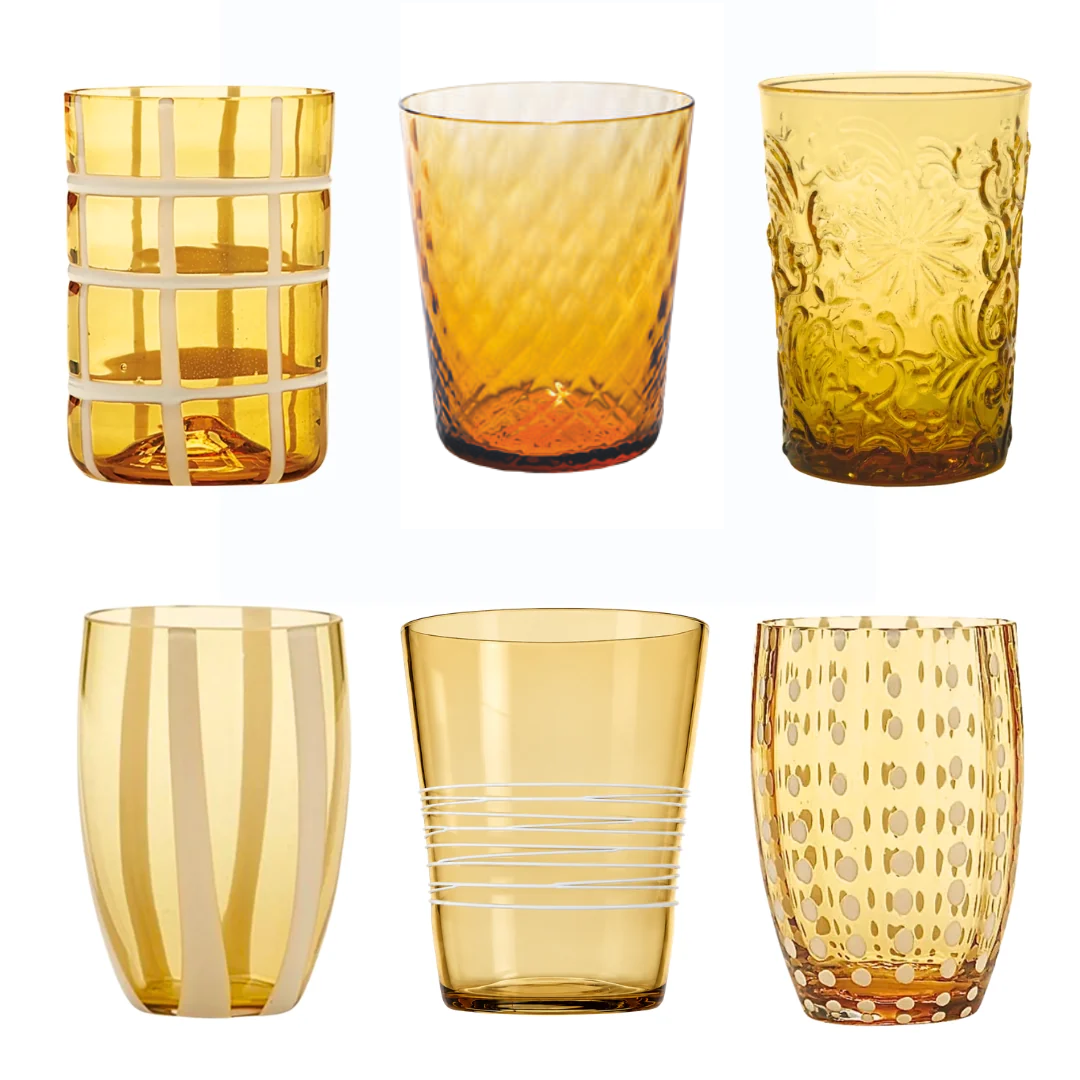 Mixed Tumbler Set - Amber